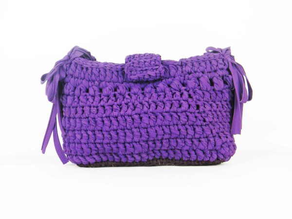 Borsa fatta a mano ad uncinetto/ FIORDALISO - immagine 3