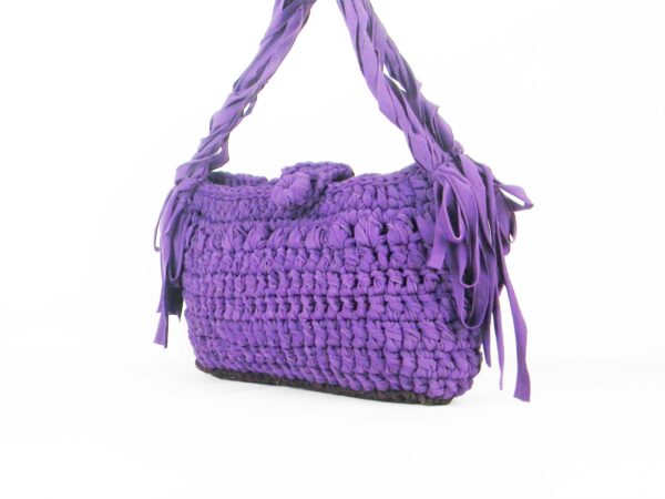 Borsa fatta a mano ad uncinetto/ FIORDALISO - immagine 2