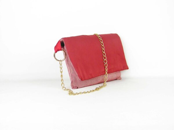Borsa elegante in tessuto jacquard fatta a mano / LARA - immagine 3