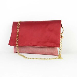 Borsa elegante in tessuto jacquard fatta a mano / LARA